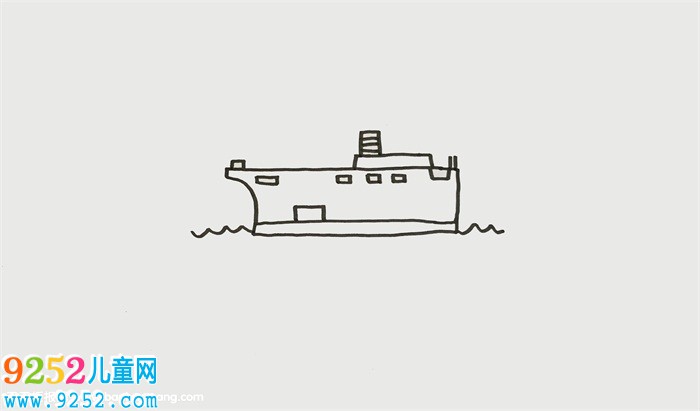軍艦怎么畫