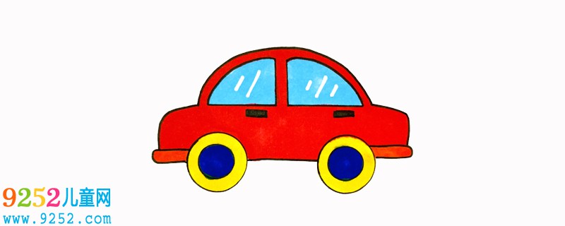 兒童怎樣畫汽車