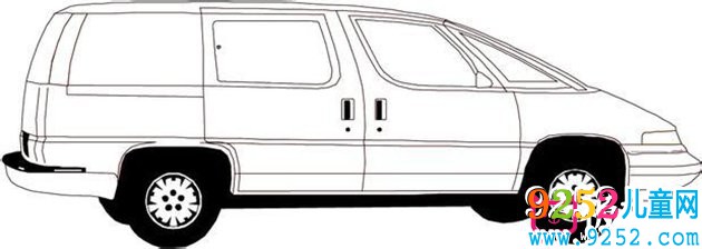 商務(wù)車<a href=http://www.inspiredelm.com/jianbihua/ target=_blank class=infotextkey>簡筆畫</a>圖片