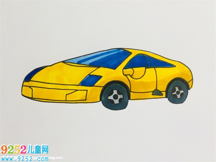 一步一步的畫蘭博基尼