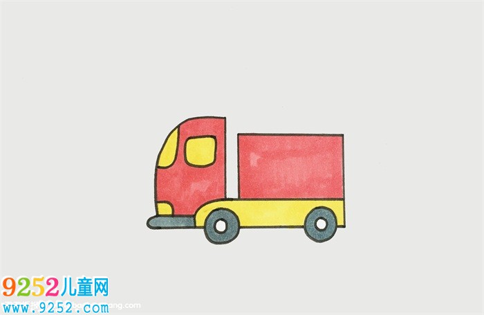 大卡車怎么畫