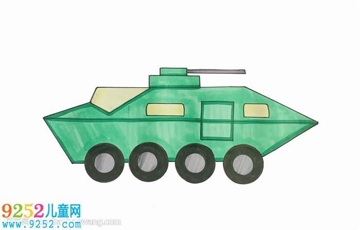 特警戰(zhàn)車怎么畫