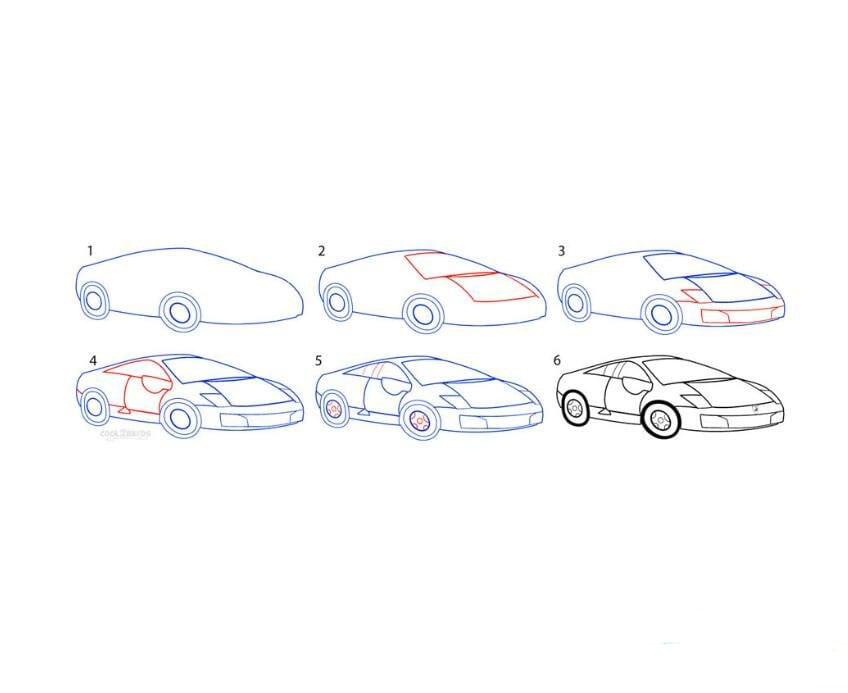 教小朋友們小汽車怎么畫_汽車<a href=http://www.inspiredelm.com/jianbihua/ target=_blank class=infotextkey>簡筆畫</a>教程