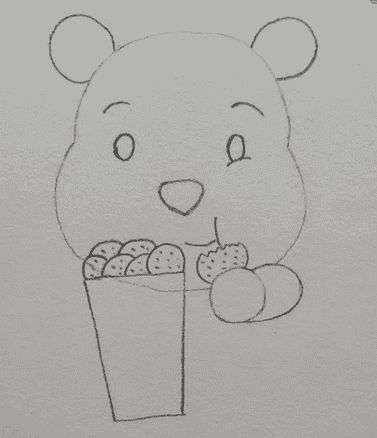 卡通小熊簡筆 畫法
