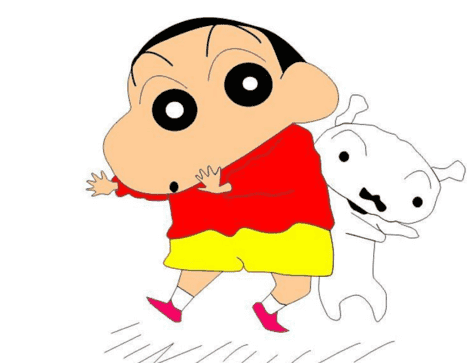 蠟筆小新卡通簡筆