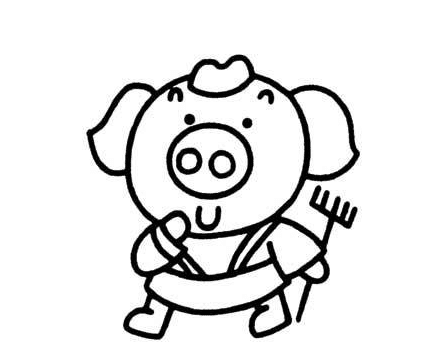 豬八戒卡通簡筆