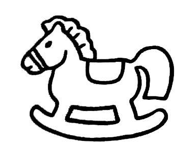 玩具木馬簡(jiǎn)筆