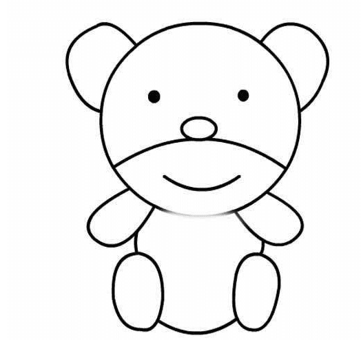 玩具小熊簡筆