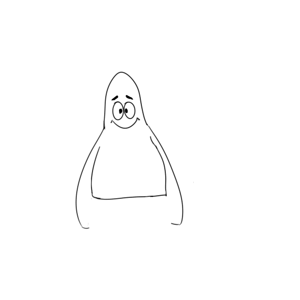 胖乎乎的派大星怎么畫