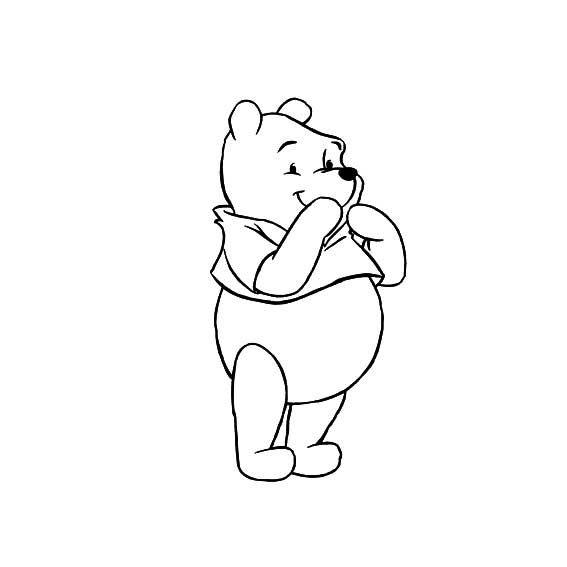 小熊維尼簡筆