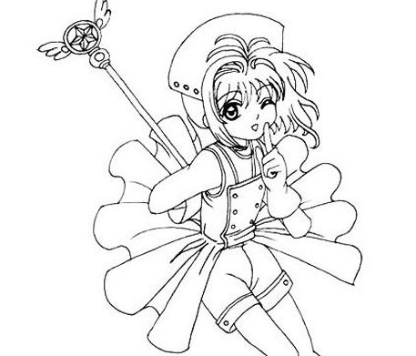 木之本櫻簡筆