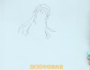 血小板女孩卡通簡筆步驟圖片