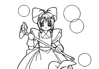 木之本櫻簡筆