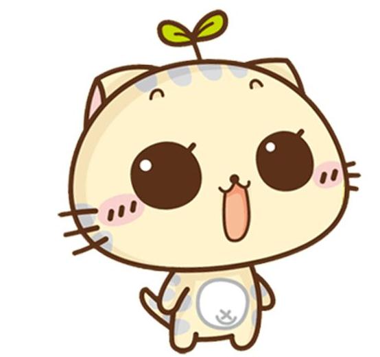 卡通可愛的cc貓簡筆