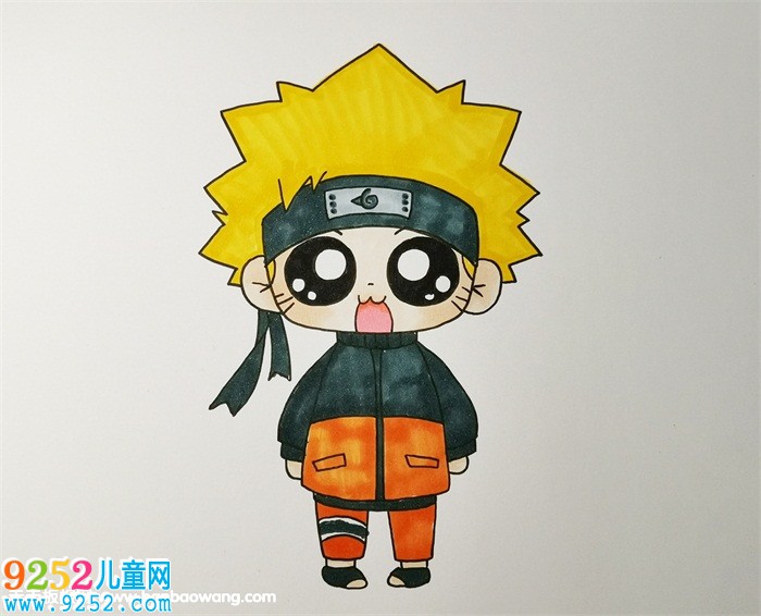 鳴人怎么畫<a href=http://www.inspiredelm.com/jianbihua/ target=_blank class=infotextkey>簡筆畫</a>步驟