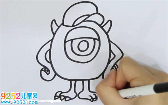 怪獸大學(xué)<a href=http://www.inspiredelm.com/jianbihua/ target=_blank class=infotextkey>簡筆畫</a>