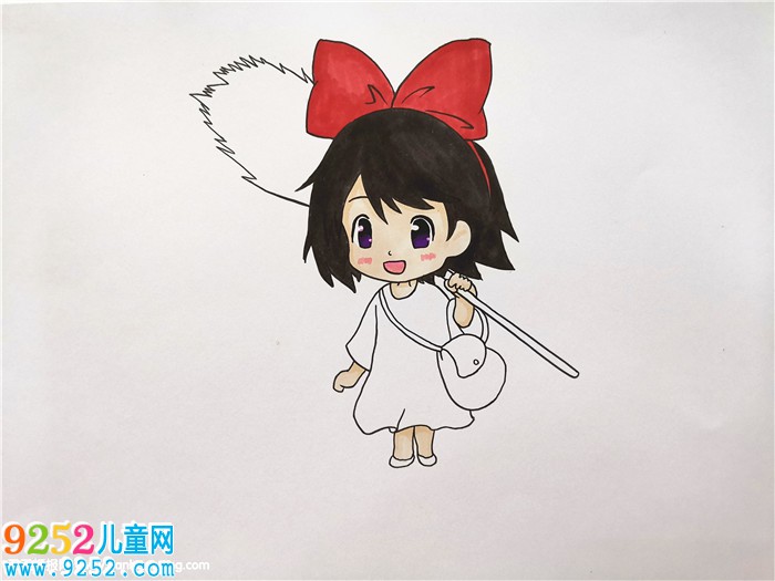 魔女宅急便<a href=http://www.inspiredelm.com/jianbihua/ target=_blank class=infotextkey>簡筆畫</a>教程