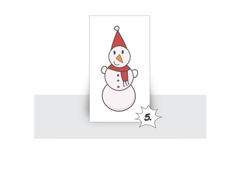 戴圣誕帽的雪人<a href=http://www.inspiredelm.com/jianbihua/ target=_blank class=infotextkey>簡筆畫</a>教程 冬天<a href=http://www.inspiredelm.com/jianbihua/ target=_blank class=infotextkey>簡筆畫</a>教程