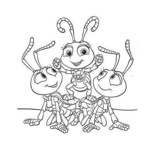 卡通動(dòng)漫簡(jiǎn)筆畫(huà)作品之蟲(chóng)蟲(chóng)特工隊(duì)