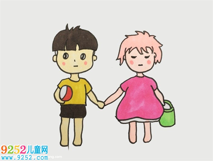波妞和宗介怎么畫