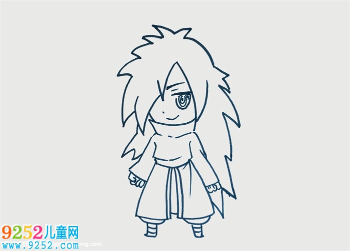 宇智波斑怎么畫