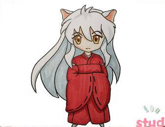 犬夜叉簡筆畫