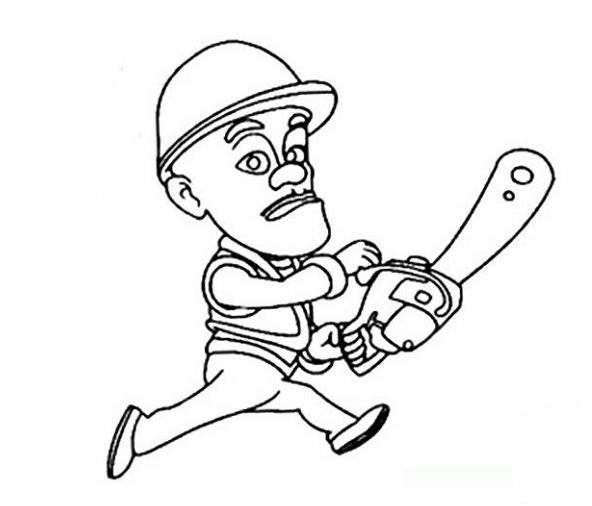 呆萌的光頭強怎么畫_呆萌的光頭強<a href=http://www.inspiredelm.com/jianbihua/ target=_blank class=infotextkey>簡筆畫</a>畫法步驟教程