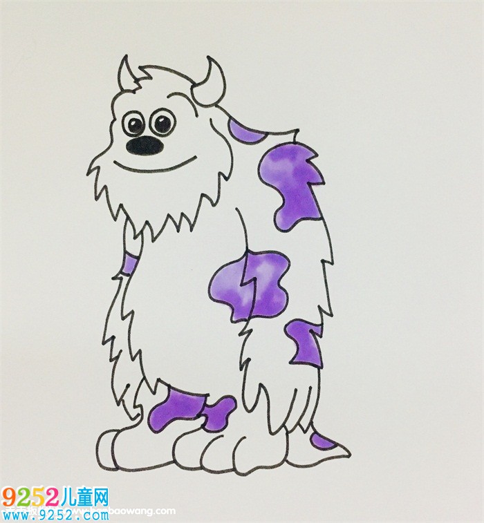 毛怪<a href=http://www.inspiredelm.com/jianbihua/ target=_blank class=infotextkey>簡筆畫</a>教程