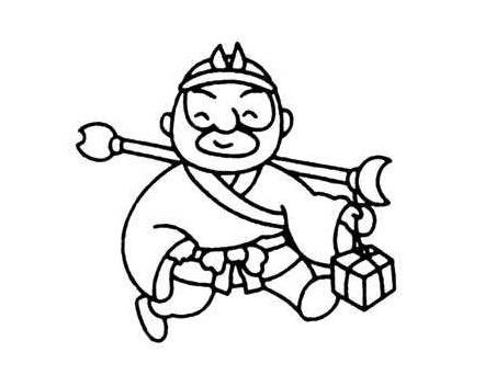 沙和尚怎么畫_沙和尚的<a href=http://www.inspiredelm.com/ertonghua/ target=_blank class=infotextkey>兒童畫</a>作品