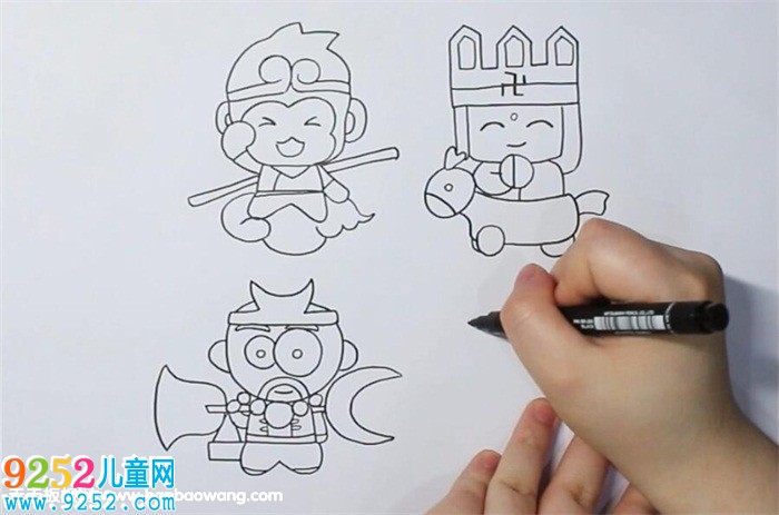 西游記師徒四人<a href=http://www.inspiredelm.com/jianbihua/ target=_blank class=infotextkey>簡筆畫</a>