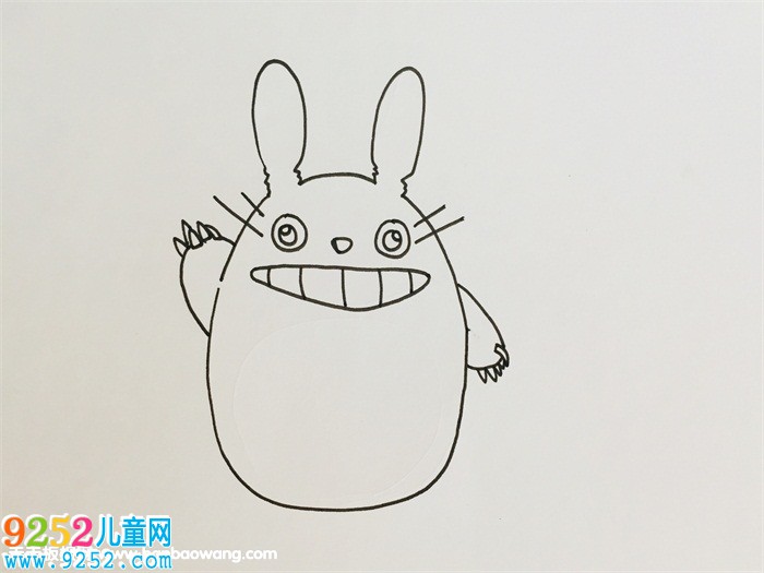 龍貓的畫(huà)法