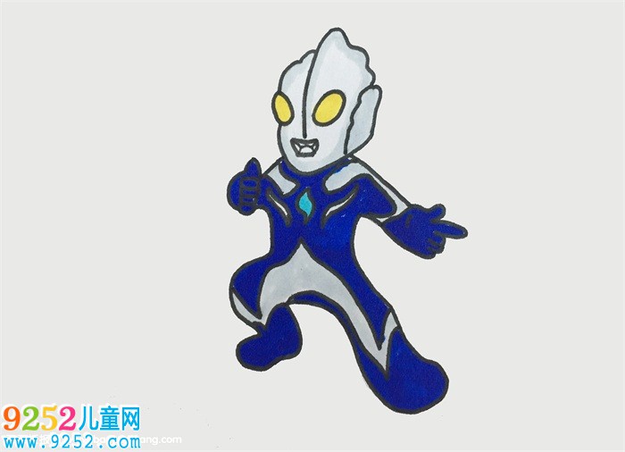 高斯奧特曼怎么畫