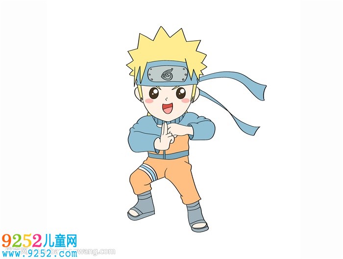 怎么畫火影忍者