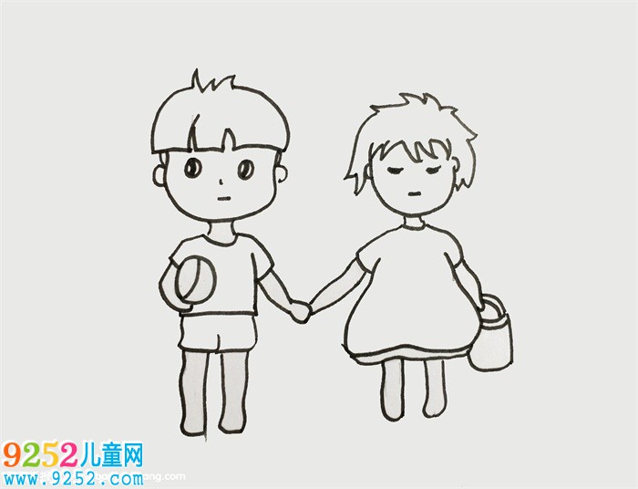 波妞和宗介怎么畫