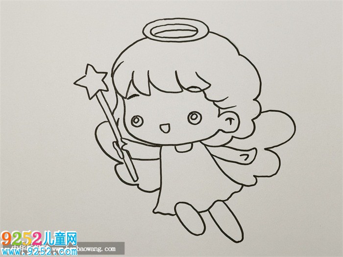 帶翅膀的小天使<a href=http://www.inspiredelm.com/jianbihua/ target=_blank class=infotextkey>簡筆畫</a>