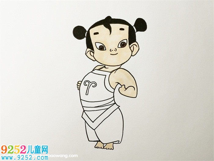 哪吒<a href=http://www.inspiredelm.com/jianbihua/ target=_blank class=infotextkey>簡筆畫</a>步驟