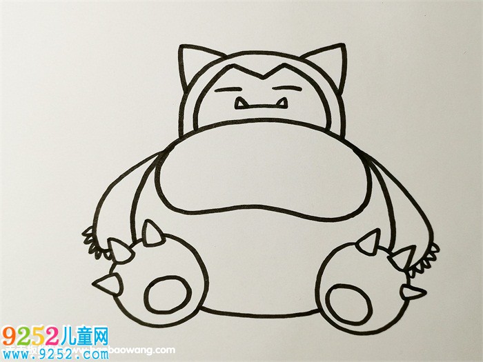 神奇寶貝卡比獸怎么畫(huà)