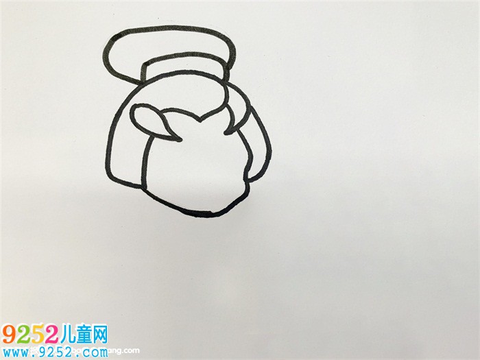 紅蝶怎么畫簡筆