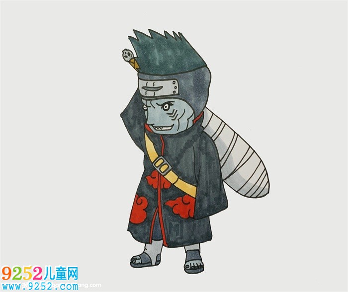 鬼鮫怎么畫