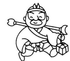 沙和尚怎么畫_沙和尚的兒童畫作品
