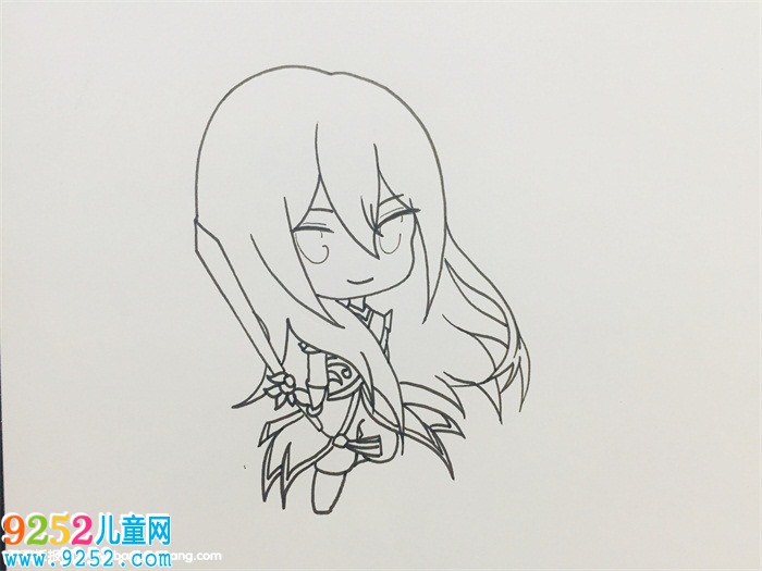 怎么畫李白鳳求凰簡單