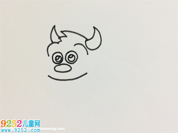毛怪<a href=http://www.inspiredelm.com/jianbihua/ target=_blank class=infotextkey>簡筆畫</a>教程