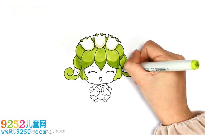 鈴蘭花精靈王怎么畫