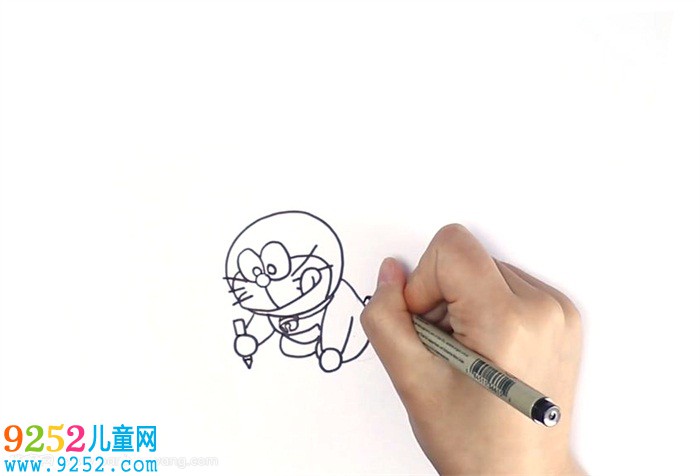 哆啦a夢怎么畫 可愛
