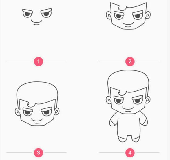卡通人物<a href=http://www.inspiredelm.com/jianbihua/ target=_blank class=infotextkey>簡(jiǎn)筆畫(huà)</a>，超人彩色