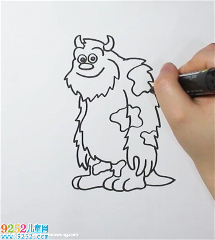 毛怪<a href=http://www.inspiredelm.com/jianbihua/ target=_blank class=infotextkey>簡筆畫</a>