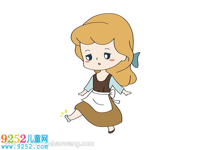 一步一步教畫(huà)灰姑娘