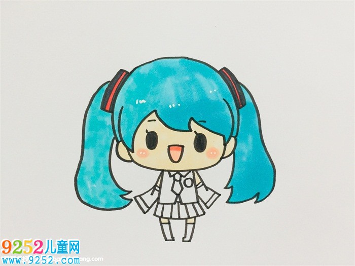 初音怎么畫全身