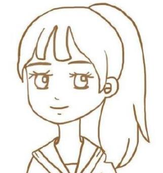 卡通小女孩簡(jiǎn)筆畫圖片_卡通小女孩兒童繪畫圖集