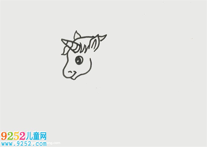 簡單獨角獸畫法